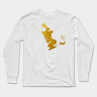 Soccer Player Girl Long Sleeve T-Shirt